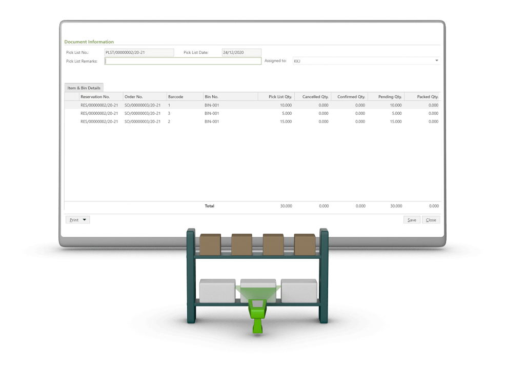 Retail ERP Warehouse Automation