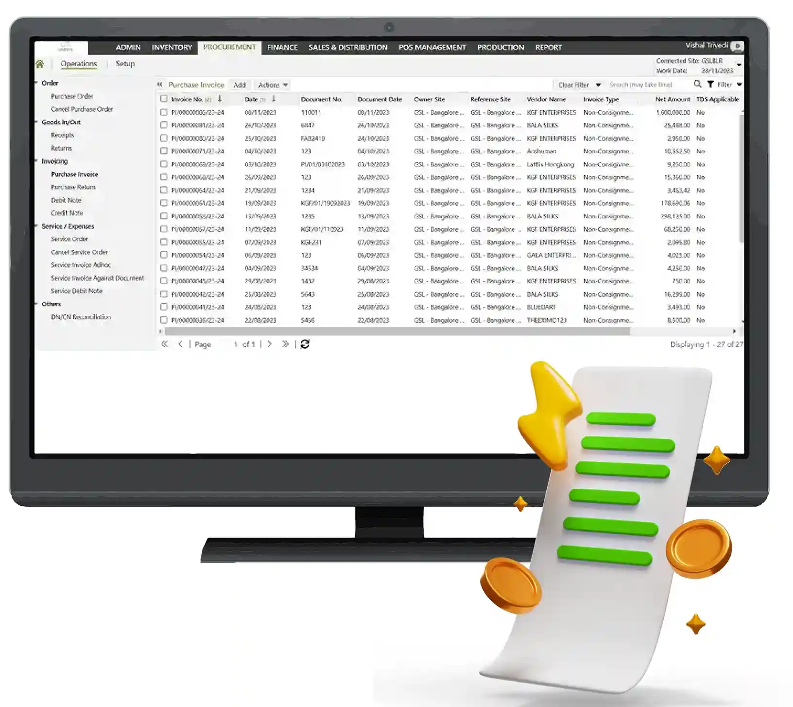 Easily Track Regular Invoice Overheads