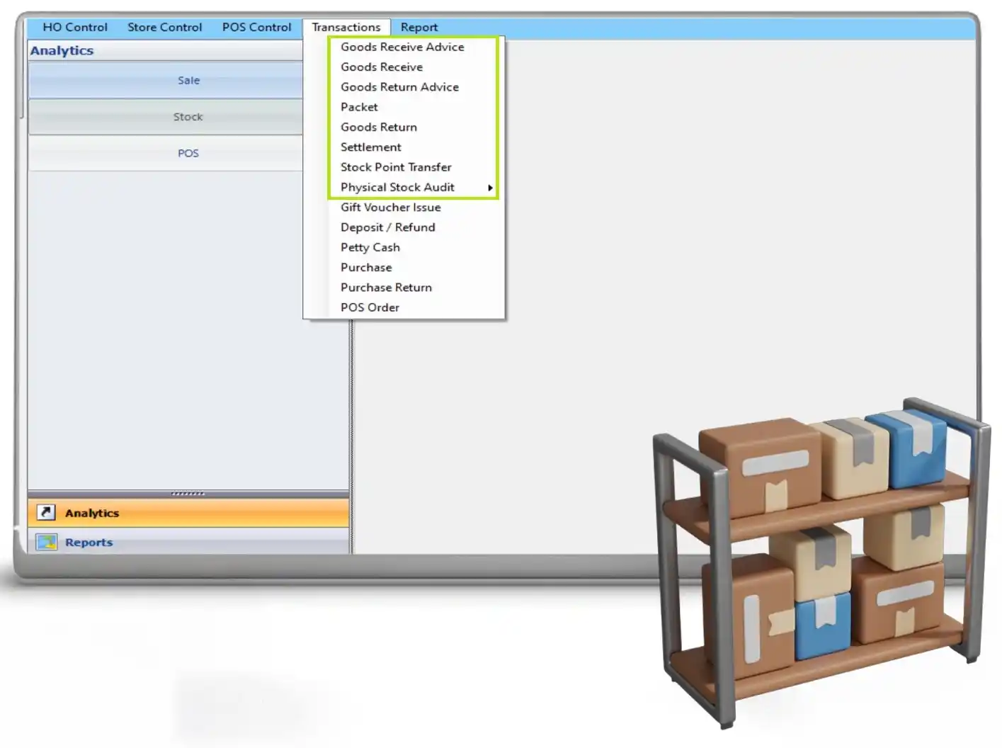 In-store Ginesys Inventory Management