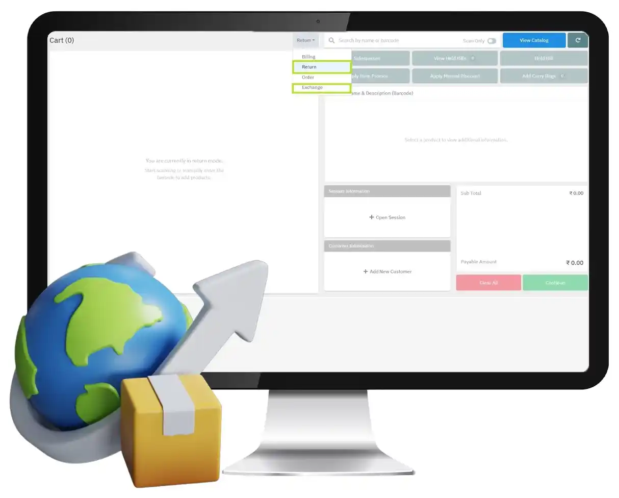 MPOS Global Exchange and Return 