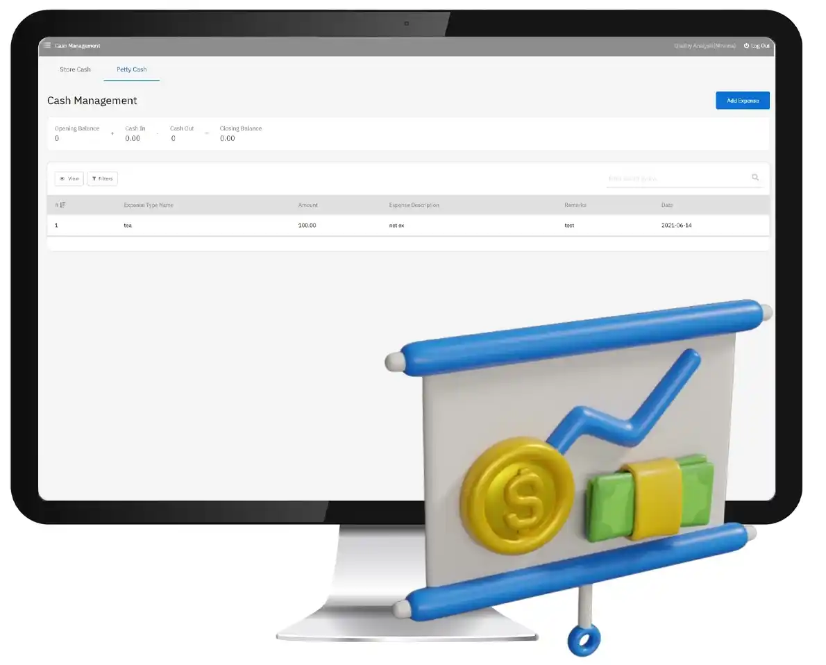 Petty Cash Expense Tracker