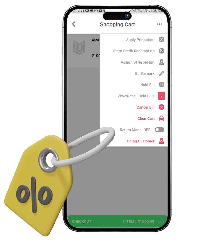 Flexible Promotions for Stores on Ginesys cloud pos
