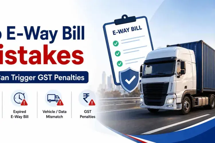 E-Way Bill Mistakes for GST Penalties
