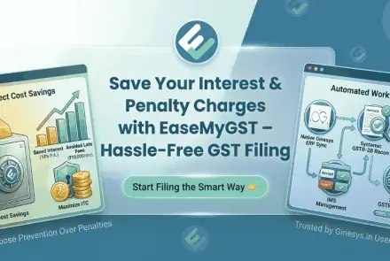 Save Interest & Penalty Charges with EaseMyGST