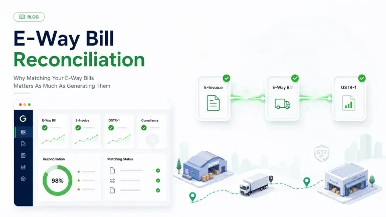 EaseMyGST E-way Bill Reconciliation: Why Matching Your E-way Bills Matters As Much As Generating Them